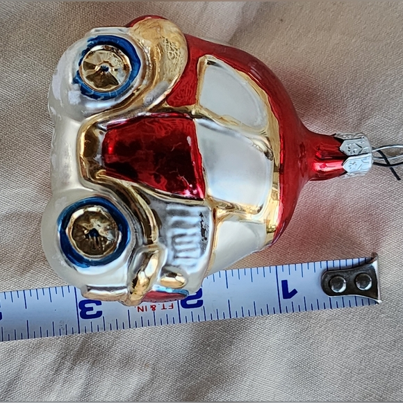 Vintage Poland Mercury Glass Car Christmas Ornament - Picture 12 of 12